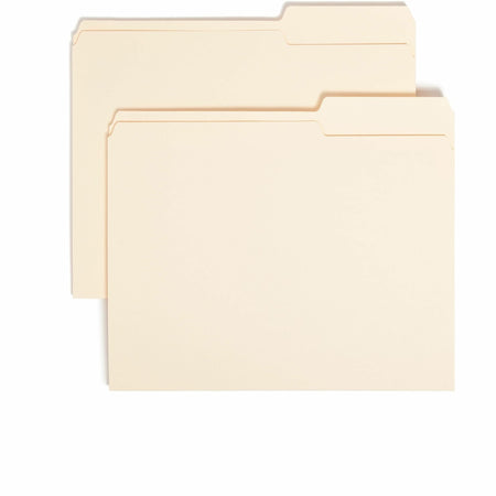 Smead 2/5 Tab Cut Letter Recycled Top Tab File Folder - 2000