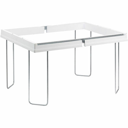 Smead Adjustable Hanging Folder Frame - Letter Size - Heavy-Duty Steel & Plastic - White - Folders Accessories