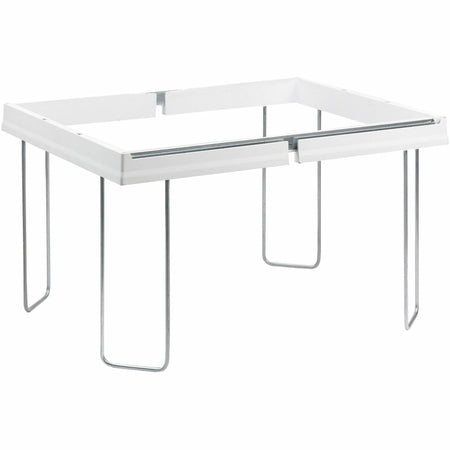 Smead Heavy-Duty Adjustable Hanging Folder Frame - Letter - 16’’ to 24’’ Long - Steel Plastic - White - 1 / Box