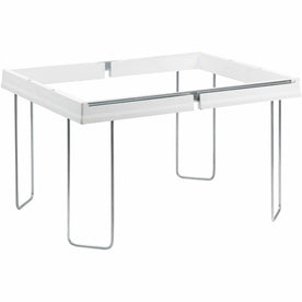 Smead Heavy-Duty Adjustable Hanging Folder Frame - Letter - 16’’ to 24’’ Long - Steel Plastic - White - 1 / Box