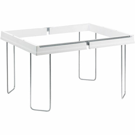 Smead Adjustable Hanging Folder Frame - Letter Size - Heavy-Duty Steel & Plastic - White - Folders Accessories