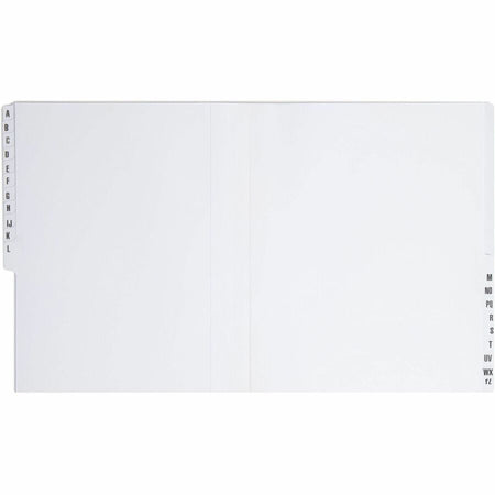 Smead Alphabetic Desk File/Sorter - Printed Tab(s) - Character - A-Z - Letter - 8.50’’ Width x 11’’ Length - 35%