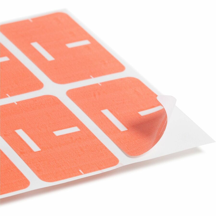 Smead AlphaZ ACCS Color-Coded Labels - I - x 1’’ Width 1 5/8’’ Length - Pink - Laminated - 10 / Sheet - 100 / Pack