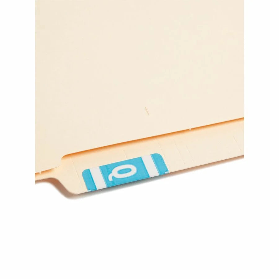 Smead AlphaZ ACCS Color-Coded Labels - Light Blue Laminated - 100 Pack - Filing
