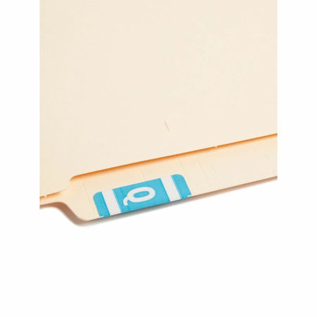Smead AlphaZ ACCS Color-Coded Labels - Light Blue Laminated - 100 Pack - Filing