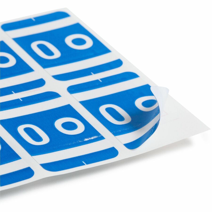 Smead AlphaZ ACCS Color-Coded Labels - O - x 1’’ Width 1 5/8’’ Length - Dark Blue - Laminated - 10 / Sheet - 100 / Pack
