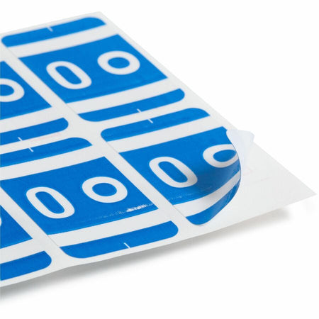 Smead AlphaZ ACCS Color-Coded Labels - O - x 1’’ Width 1 5/8’’ Length - Dark Blue - Laminated - 10 / Sheet - 100 / Pack