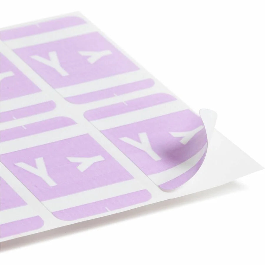 Smead AlphaZ ACCS Lavender Color-Coded Labels - Laminated - 100 Pack - Filing