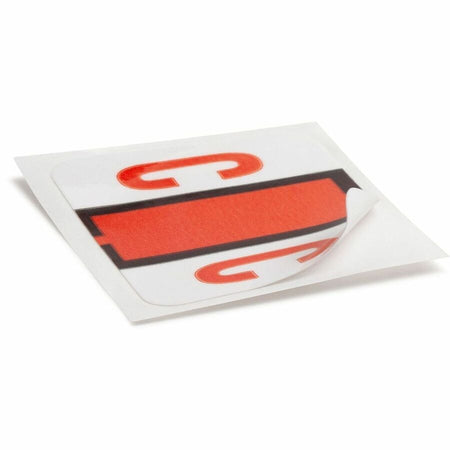 Smead BCCR Bar-Style Color-Coded Labels - C - x 1 1/4’’ Width 1’’ Length - Dark Orange - Laminated - 500 / Roll - Filing