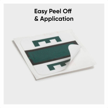 Smead BCCR Bar-Style Color-Coded Labels - E - x 1 1/4’’ Width 1’’ Length - Dark Green - Laminated - 500 / Roll - Filing