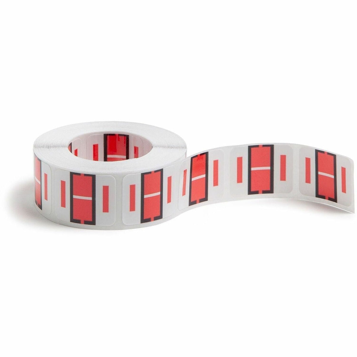 Smead BCCR Bar-Style Color-Coded Labels - I - x 1 1/4’’ Width 1’’ Length - Pink - Laminated - 500 / Roll - Filing