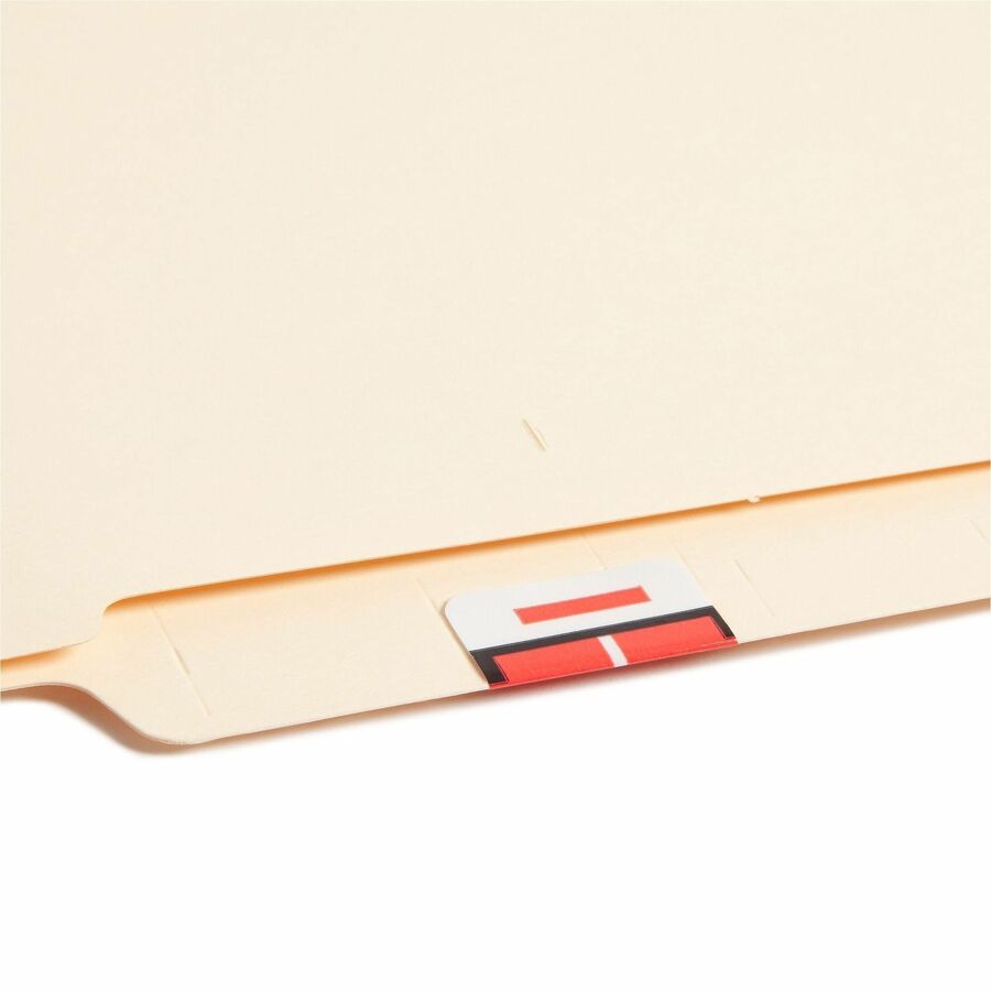 Smead BCCR Bar-Style Color-Coded Labels - I - x 1 1/4’’ Width 1’’ Length - Pink - Laminated - 500 / Roll - Filing