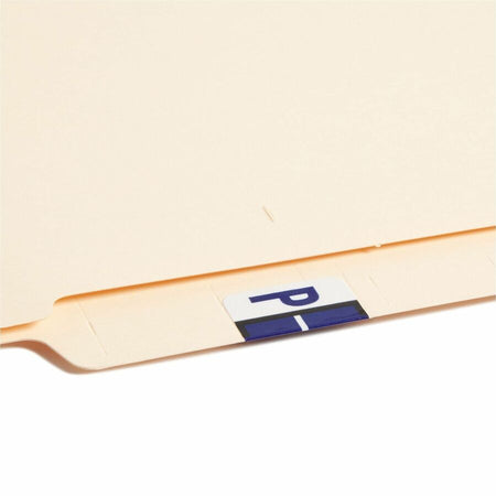 Smead BCCR Bar-Style Color-Coded Labels - P - x 1 1/4’’ Width 1’’ Length - Violet - Laminated - 500 / Roll - Filing