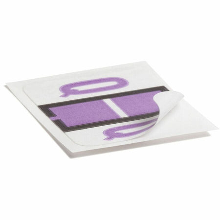 Smead BCCR Bar-Style Color-Coded Labels - Q - x 1 1/4’’ Width 1’’ Length - Lavender - Laminated - 500 / Roll - Filing