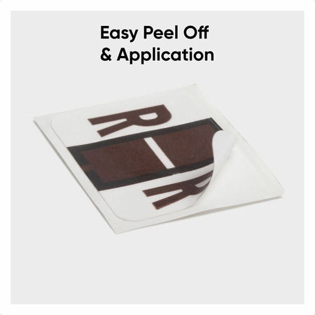Smead BCCR Bar-Style Color-Coded Labels - R - x 1 1/4’’ Width 1’’ Length - Brown - Laminated - 500 / Roll - Filing