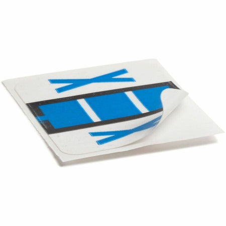 Smead BCCR Bar-Style Color-Coded Labels - X - 1 1/4’’ Width 1’’ Length - Blue - Laminated - 500 / Roll - Filing