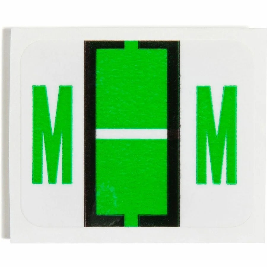 Smead BCCR Color-Coded Labels - Light Green Laminated - 500/Roll - Filing