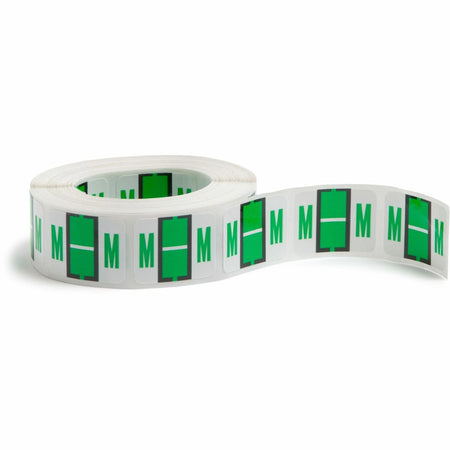 Smead BCCR Color-Coded Labels - Light Green Laminated - 500/Roll - Filing