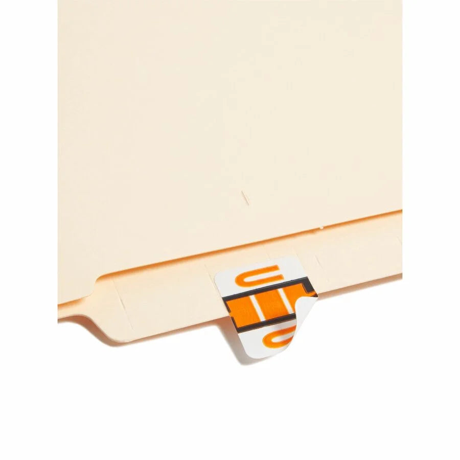 Smead BCCR Color-Coded Labels - Light Orange Laminated - 500/Roll - Filing