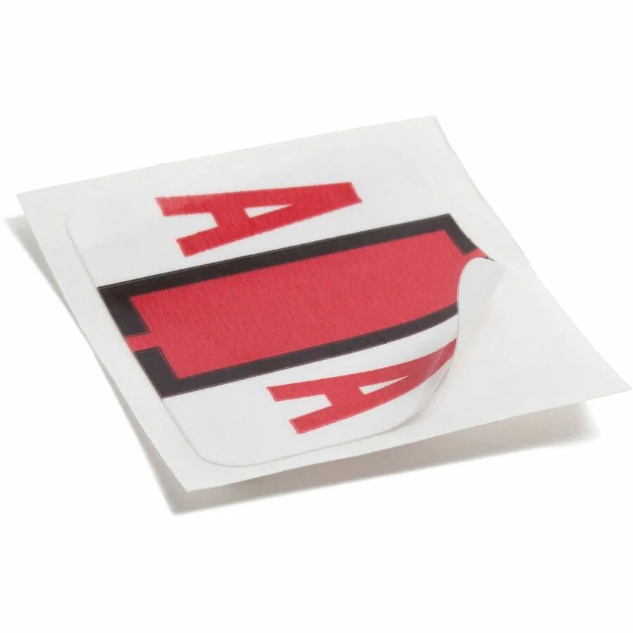 Smead BCCR Color-Coded Labels - Red Laminated - 500/Roll - Filing