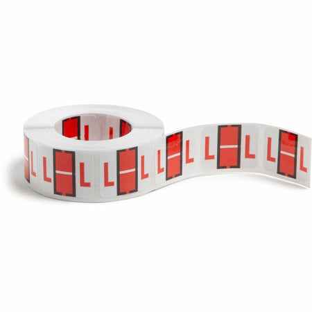 Smead BCCR Dark Orange Color-Coded Labels - Laminated - 500 / Roll - Filing