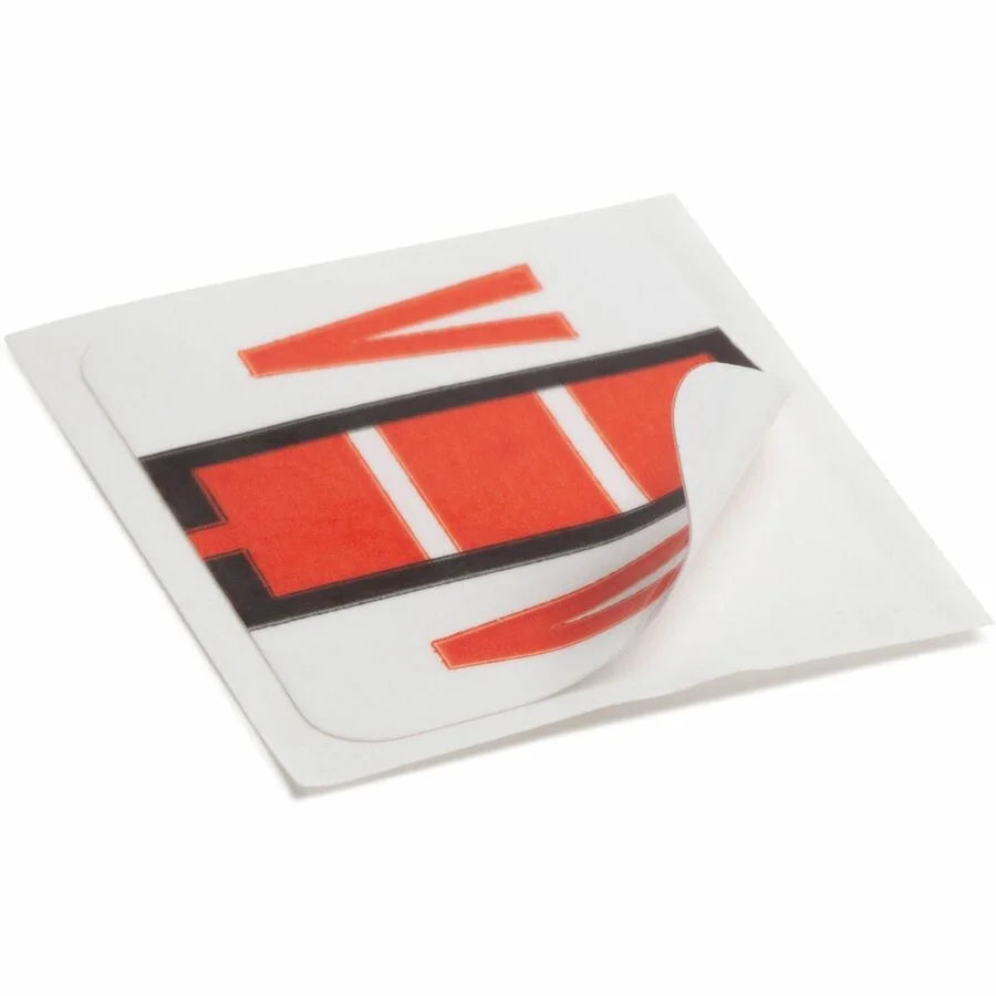 Smead BCCR Bar-Style Color-Coded Labels V-x 1 1/4’’ Width x 1’’ Length 500 / Roll Dark Orange Laminated (SMD67092)