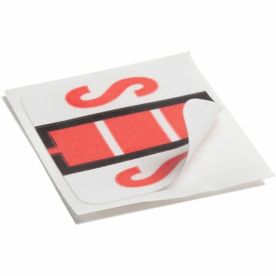 Smead BCCR Pink Color-Coded Labels - Laminated - 500/Roll - Filing