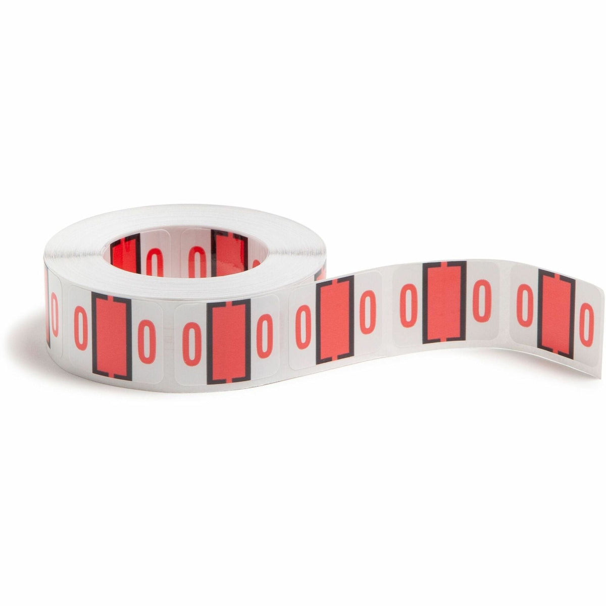 Smead BCCRN Bar-Style Color-Coded Labels - x 1 1/4’’ Width 1’’ Length - Pink - Laminated - 500 / Roll - Filing