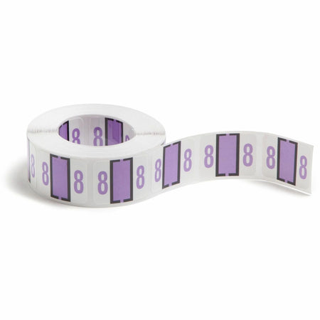 Smead BCCRN Lavender Color-Coded Labels - Laminated Roll - Filing