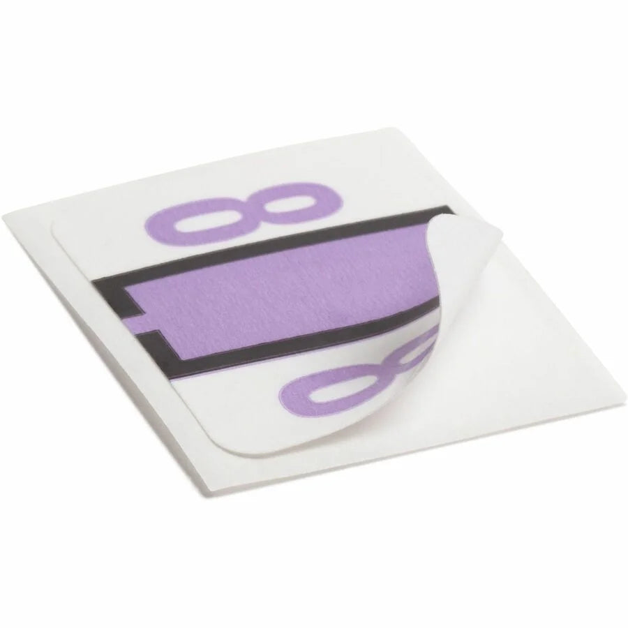 Smead BCCRN Lavender Color-Coded Labels - Laminated Roll - Filing