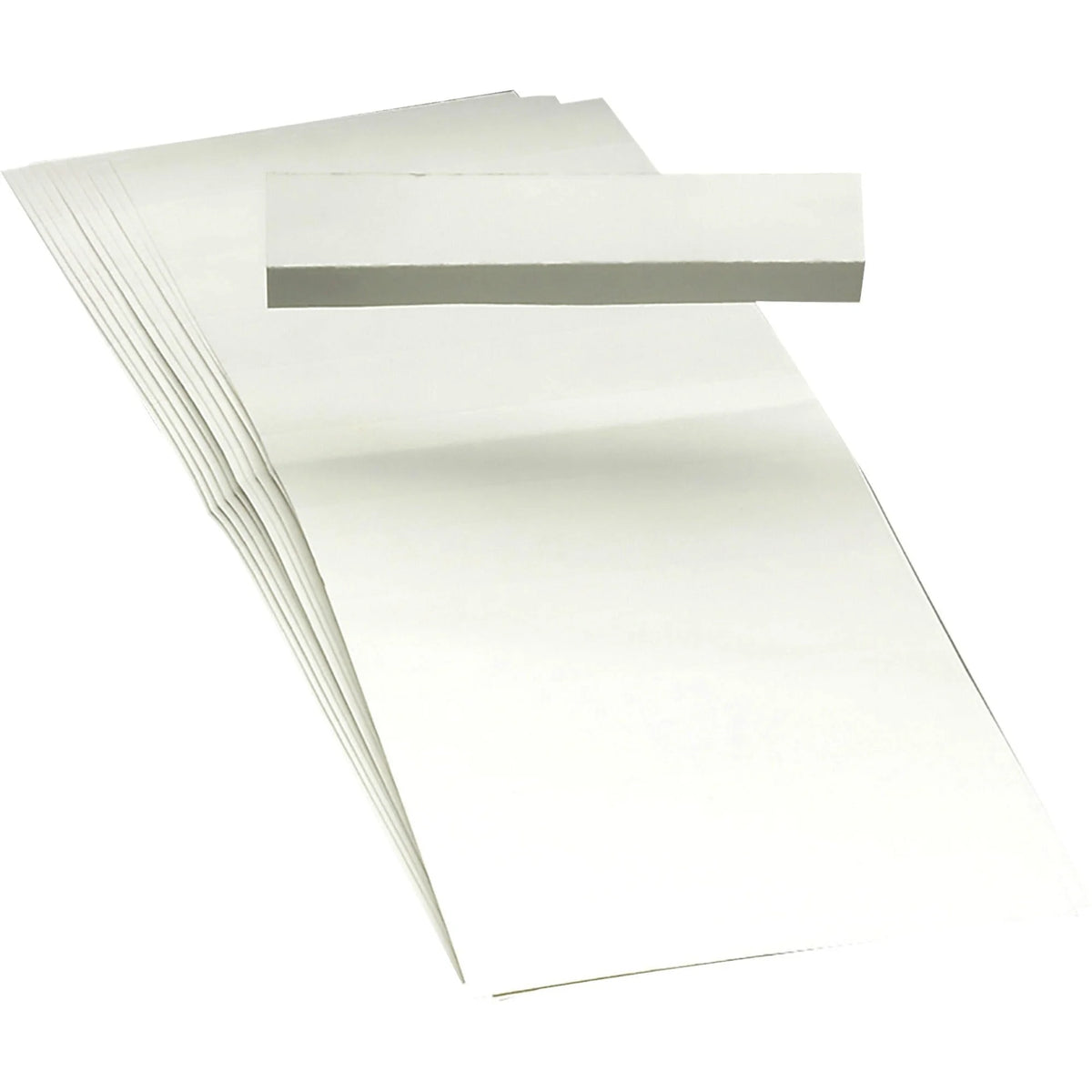 Smead Blank Tab Replacement Labels - White Poly Tabs - 100 Pack - Hanging Folders & Accessories