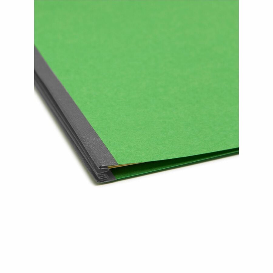 Smead Colored 2/5 Tab Cut Letter Recycled Classification Folder - 8 1/2’’ x 11’’ - 2’’ Expansion - 2 2B Fastener(s)
