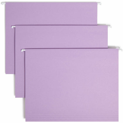 Smead Colored Hanging Folders - Letter Size Lavender 25/Box - & Accessories
