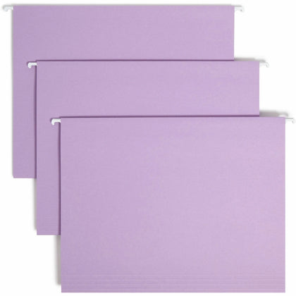 Smead Colored Hanging Folders - Letter Size Lavender 25/Box - & Accessories
