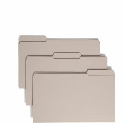 Smead Colored Legal File Folders - 1/3 Tab Cut 8.5’’ x 14’’ 100/Box - Top