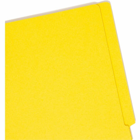 Smead Colored Straight Tab Cut Letter Recycled Fastener Folder - 8 1/2’’ x 11’’ - 3/4’’ Expansion - 2 2B Fastener(s)