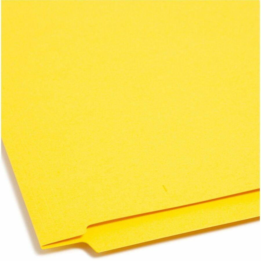 Smead Colored Straight Tab Cut Letter Recycled Fastener Folder - 8 1/2’’ x 11’’ - 3/4’’ Expansion - 2 2B Fastener(s)