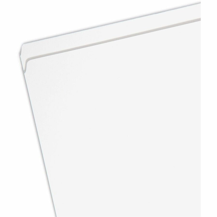 Smead Colored Straight Tab Cut Letter Top Tab File Folder - Left