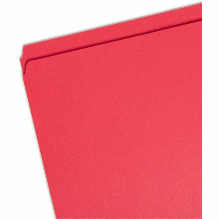Smead Colored Straight Tab Cut Letter Top Tab File Folder - Left