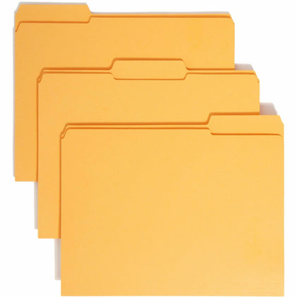 Smead Colored Top Tab File Folders - Goldenrod - 100/Box