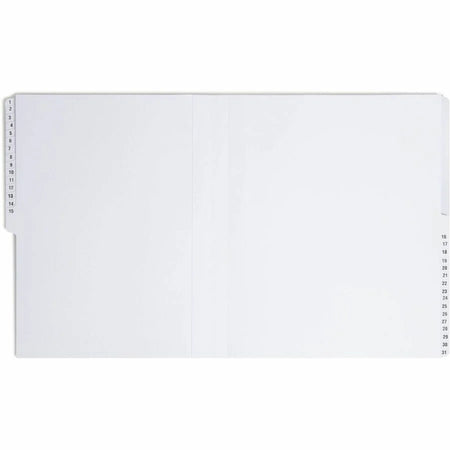 Smead Daily Desk File/Sorter - Digit Tabs 1-31 - Letter Size - 35% Recycled - Filing Jackets & Pockets