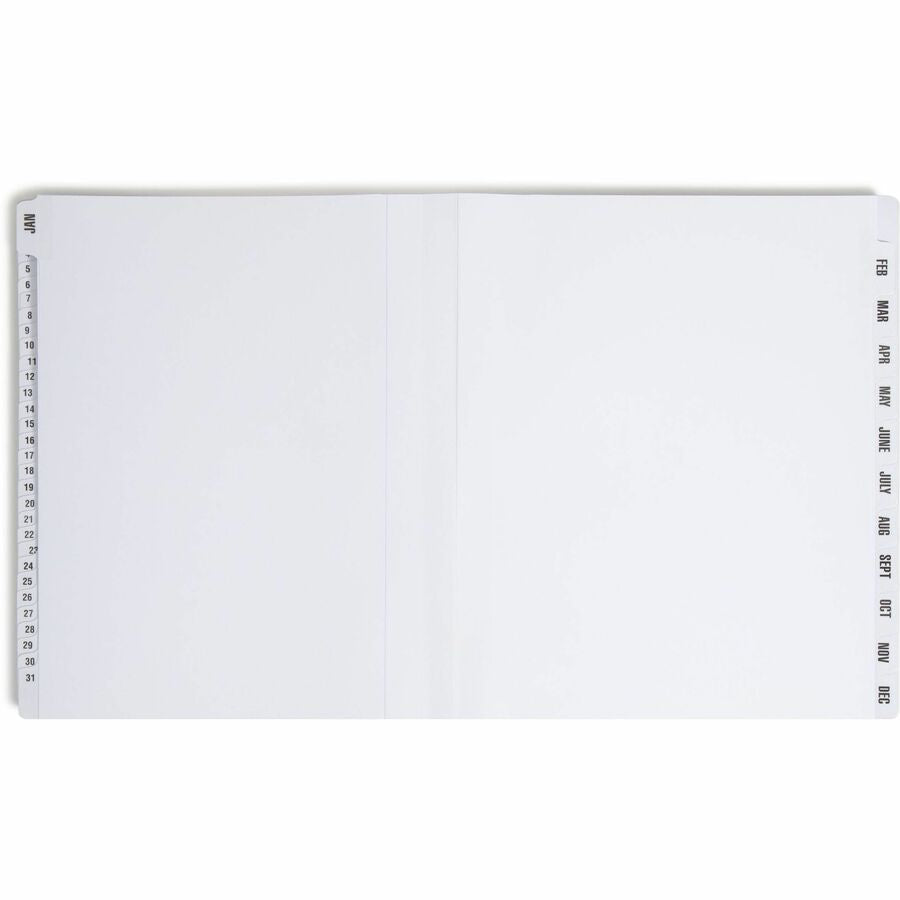 Smead Daily/Monthly Desk File/Sorter - Digit - 1-31 - Letter - 8.50’’ Width x 11’’ Length - Blue Divider - 35% Recycled