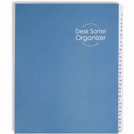 Smead Daily/Monthly Desk File/Sorter - Digit Organizer - Blue Divider - Filing Jackets & Pockets