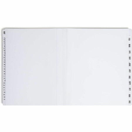 Smead Daily/Monthly Desk File/Sorter - Digit - 1-31 - Letter - 8.50’’ Width x 11’’ Length - Blue Divider - 35% Recycled