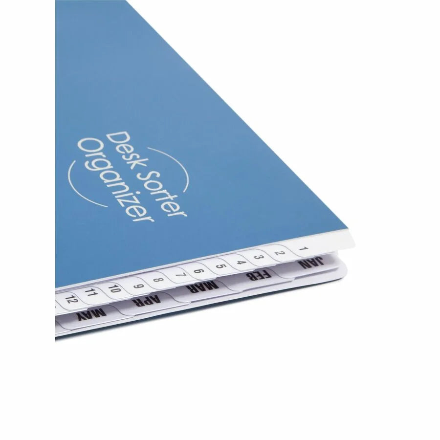 Smead Daily/Monthly Desk File/Sorter - Digit Organizer - Blue Divider - Filing Jackets & Pockets
