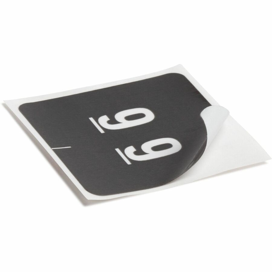Smead DCC Color-Coded Numeric Labels - 9 - x 1 1/2’’ Width Length - Black - Laminated - 250 / Roll - Filing