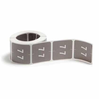 Smead DCC Color-Coded Numeric Labels - Gray Laminated - 250/Roll - Filing