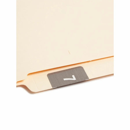 Smead DCC Color-Coded Numeric Labels - Gray Laminated - 250/Roll - Filing