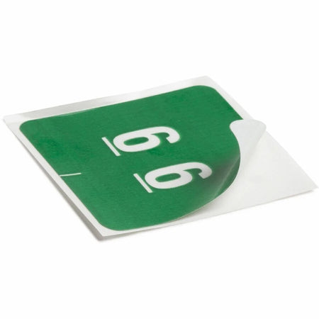 Smead DCC Color-Coded Numeric Labels - 6 - x 1 1/2’’ Width Length - Green - Laminated - 250 / Roll - Filing