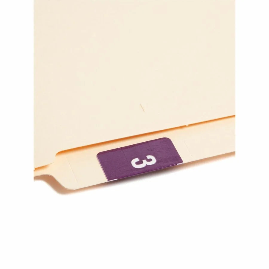Smead DCC Purple Numeric Labels - Laminated Roll - Filing